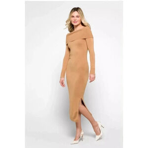 NWT French Connection shoulder midi dress women’s size XL